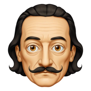 salvador dali sticker