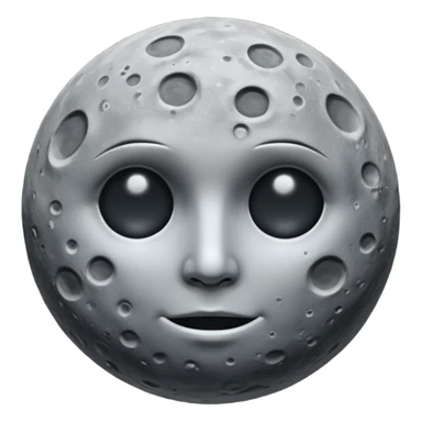 moon dark faceless  sticker