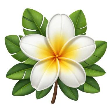Frangipani sticker