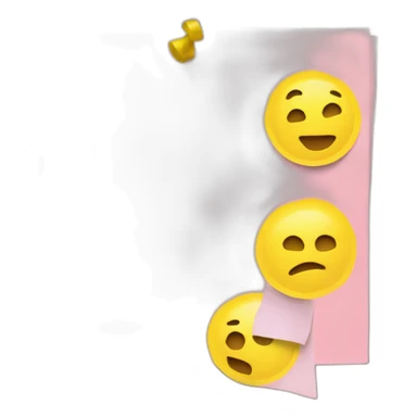 sticky notes in a board sticker