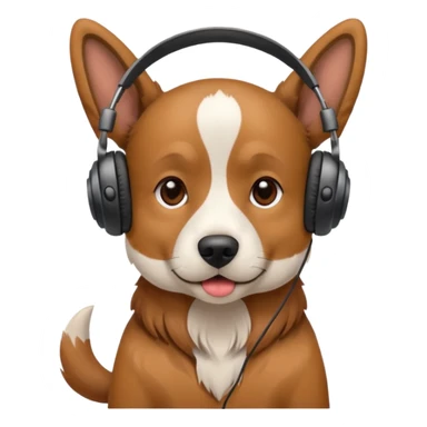Dog dj sticker