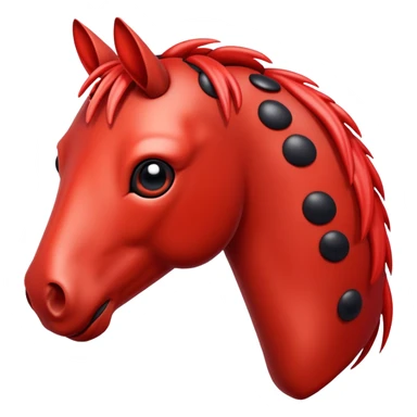 Ladybug with horse head sticker