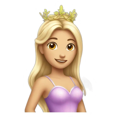 Princess fairy girl sticker