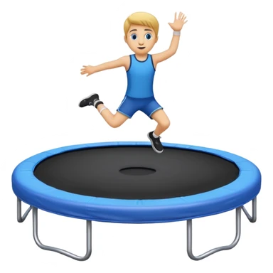 A emoji trampoline (only the trampoline with NO kid) sticker
