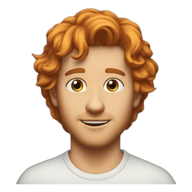 tom sawers avec cheveux roux sticker