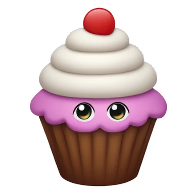 Cup cake sticker
