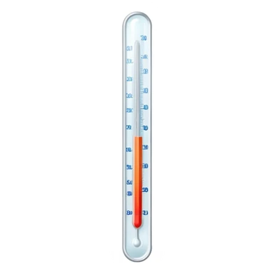 classic glass thermometer and clean surgical gauze together sticker