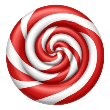 Peppermint emoji sticker