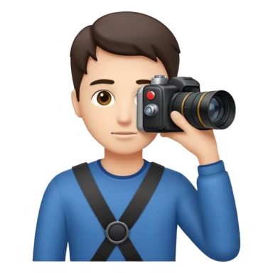 photographer facing away sticker