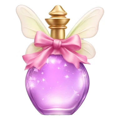 Fairy perfume with bow sticker
