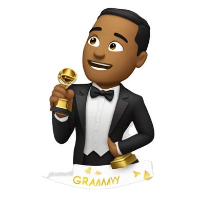 BRAZO MUSCULOSO SOSTENIENDO grammy sticker