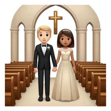 church marriage sticker