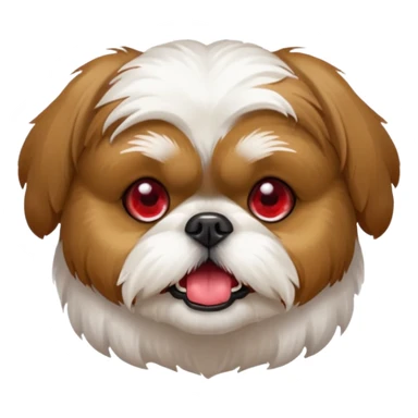 Shih Tzu dog drunk sticker