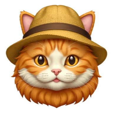 Un gato un sombrero sticker