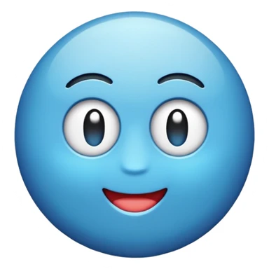 Emoji de verificación azul de tik tok pero que no salga la puntita de la verificación de la tilde que salga todo redondo  sticker