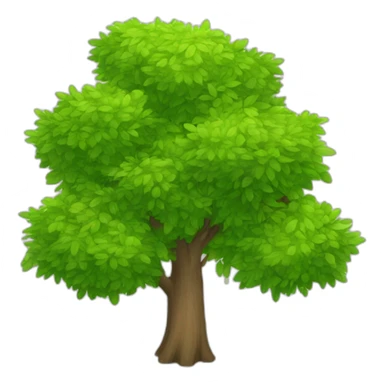 arbres dans une poubelle sticker