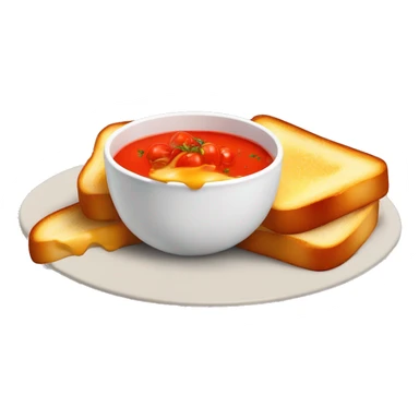 Tomatoe soup and grilled cheese  sticker
