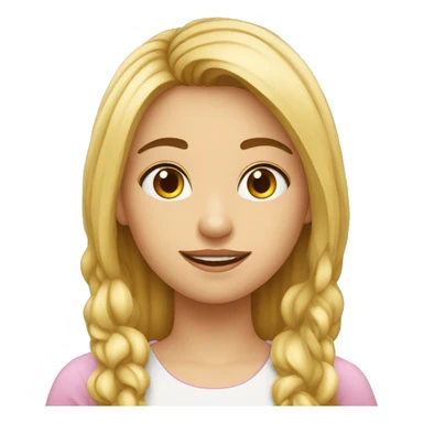 "fille avec demi-cœur", "index et majeur" sticker