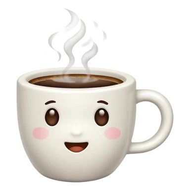 Cute coffe cup sticker