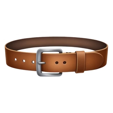 A Hand holding a belt  sticker