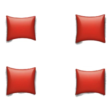 black and red wavy rectangle with a medium sized circle in the middle sticker