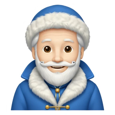 Ded Moroz blau sticker