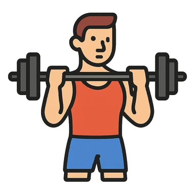 A sportsman who is dedicated to his workout routine and spend a lost of time at the gym sticker
