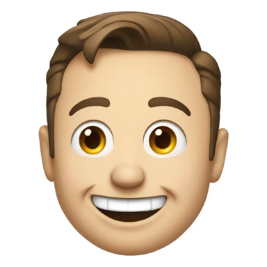 Elon Musk with a Pinocchio Nose and a maniacal laugh. sticker