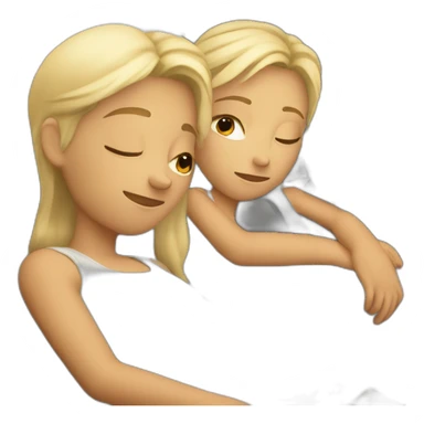 Two child sleeping in a car . A 6 year blond girl ans a 4 year Brown boy sticker