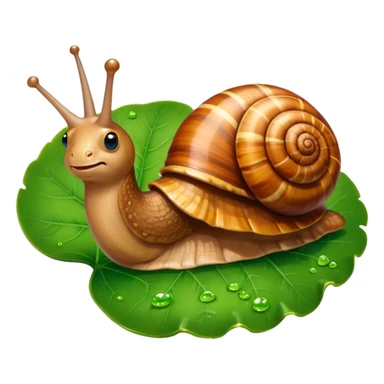 garden snail sticker