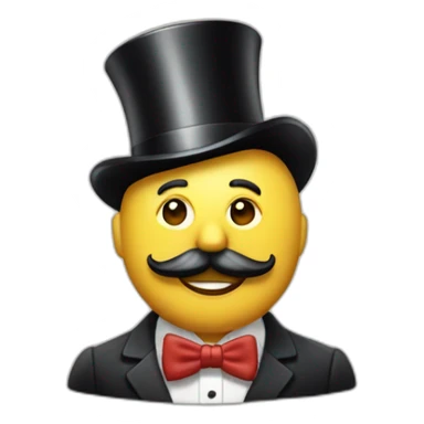 Le monsieur du monopoly sticker