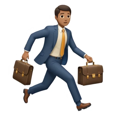 Man late to flight sticker