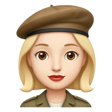 wifiskeleton artist emoji wearing a beret sticker