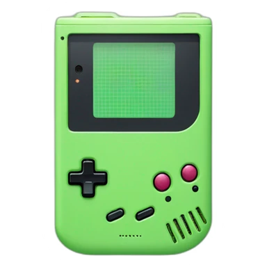 Light green game boy sticker