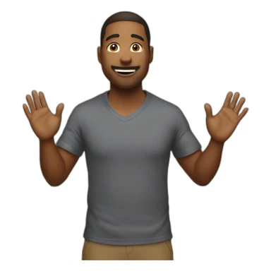 big ass clapping emoji sticker