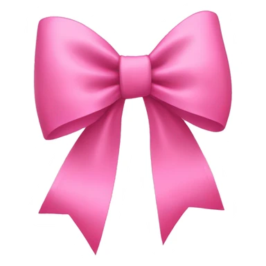 pink bow sticker
