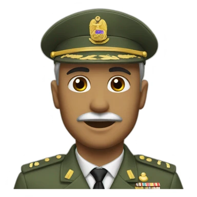 military rank capitan  sticker