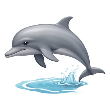 with dolphin please sticker