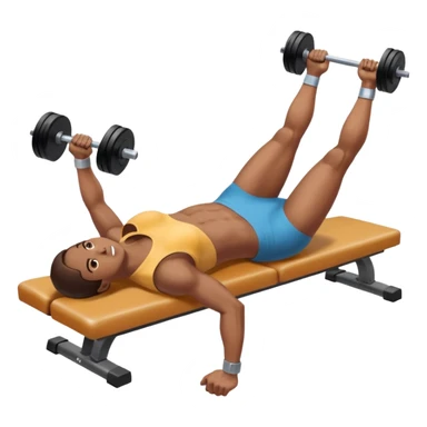 Dumbbell pressure level liyin down sticker