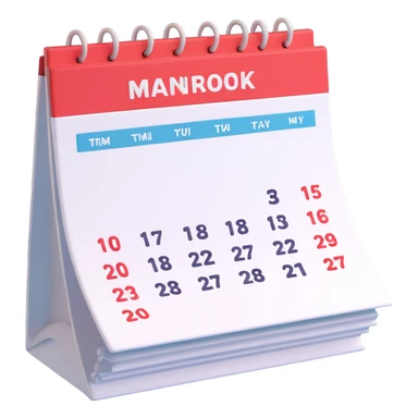 calendar week sticker