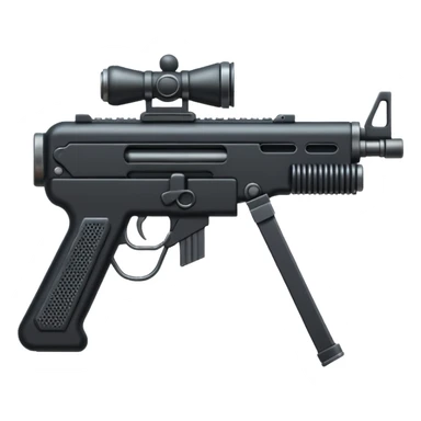 Machine gun sticker