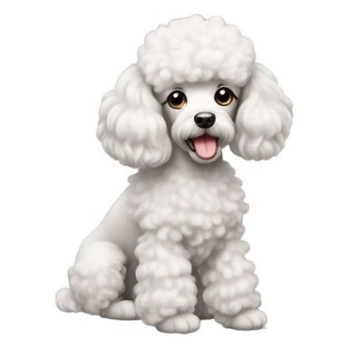 Poodle  sticker