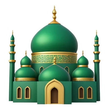 Medina green dome sticker