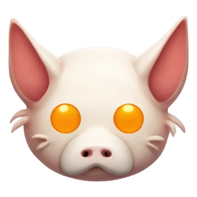 Kitsune mask blobfish sticker
