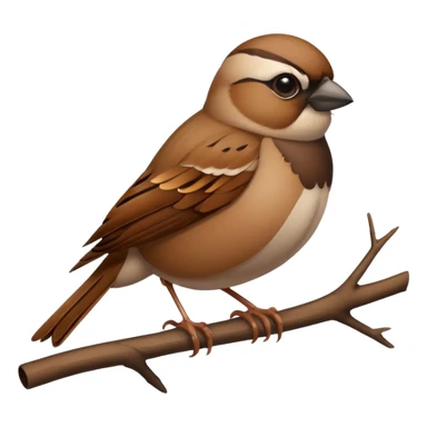 Sparrow sticker