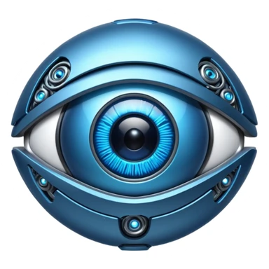Ai robot eye sticker