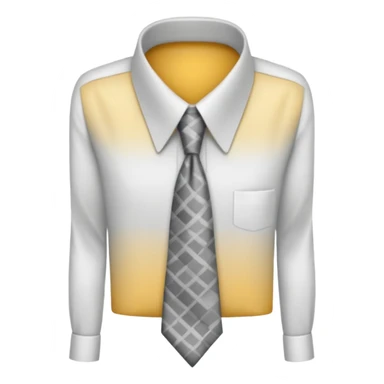 white shirt & grey tie (without face, just clothes, zoomed. in) sticker