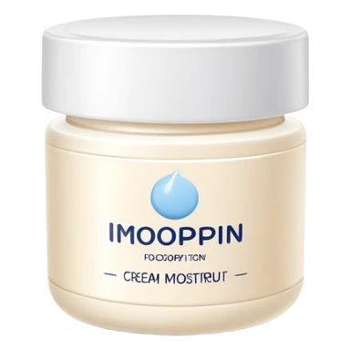 body moisturizer cream pot with label sticker