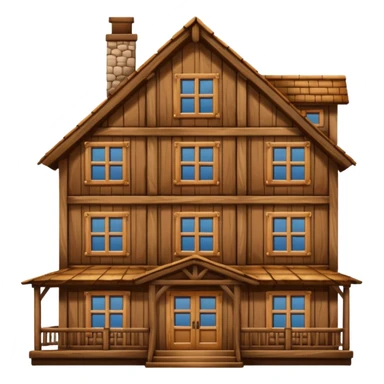 biggest wood house sticker