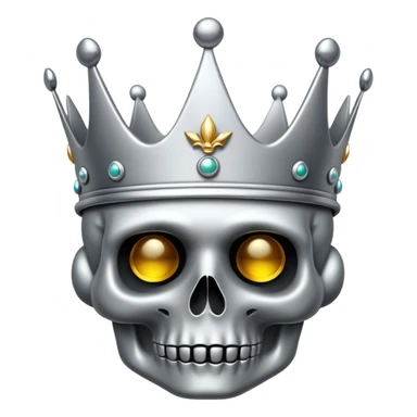 Totenkopf mit krone  sticker